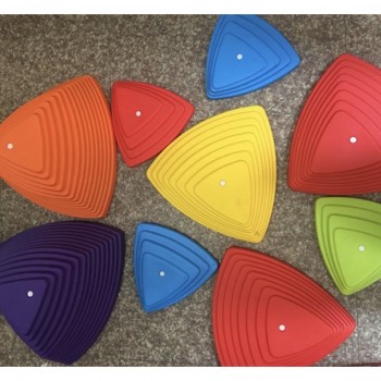 Rainbow River  Stones, Stepping Stone, sensory play,physical play, peralatan terapi  untuk kanak-kanak 11pcs